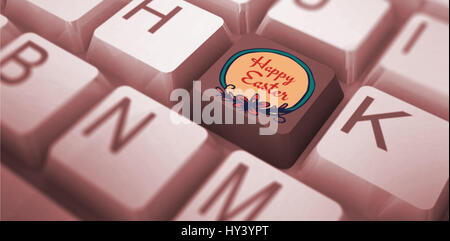 TE252   frames hndr mix 1 contre touche au clavier rose Banque D'Images