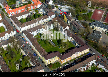 Immeuble résidentiel à Dortmund, Dortmund - Hörde éclatée, une explosion dans un immeuble résidentiel de trois étages, 3 Teutonenstrasse, Dortmund, Ruhr, Banque D'Images