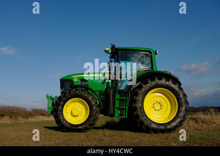 Tracteur John Deere 7530 Banque D'Images