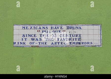 Inscrivez-vous à la Plaza Garibaldi, la ville de Mexico. Banque D'Images