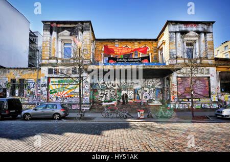 Flore rouge dans l'omoplate à Hambourg en 2011, l'Allemagne, l'Europe, Rote Flora suis Schulterblatt im Jahr 2011 in Hamburg, Deutschland, Europa Banque D'Images