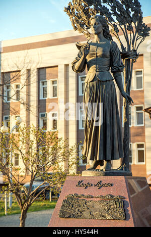 Sculpture du célèbre actrice soviétique Klara Luchko à Krasnodar, Russie ville Banque D'Images