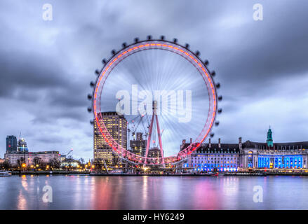 London Eye Banque D'Images