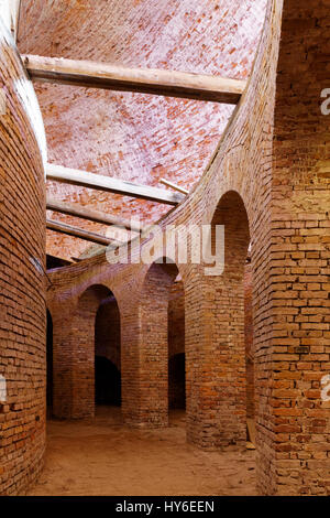 À l'intérieur de la forteresse de Frederiksborg, Värmdö dans l'archipel de Stockholm, Suède Banque D'Images