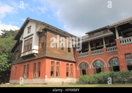 Personnes visitent Beitou Hot spring Museum de Taipei Taiwan. Banque D'Images