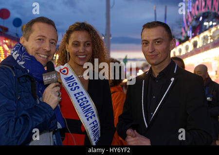 Paris, France.31th mars,2017.les invités assistent à la soirée d'ouverture du salon du Trône 2017 au profit de l'Association petits Princes, Paris, France Banque D'Images