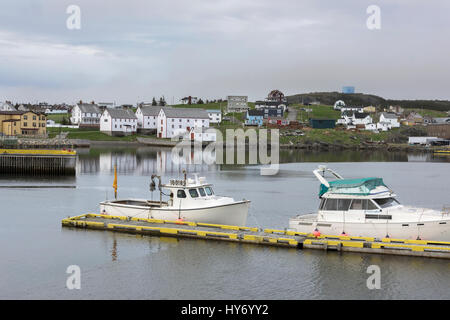 Vue sur port à lieu historique national, Bonavista, Terre-Neuve Banque D'Images