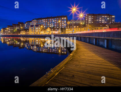 Les bâtiments urbains dans Karlskona, Suède ..... Karlskrona est une localité et le siège du comté de Blekinge, Municipalité de Karlskrona, Suède. Banque D'Images