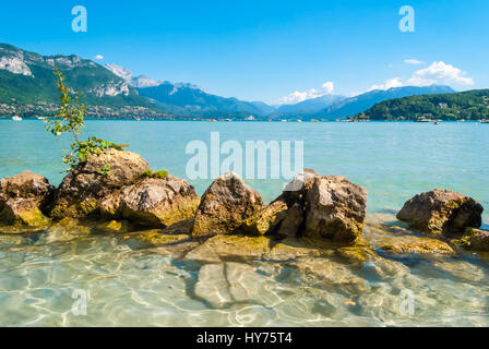 Annecy Lac et paysage Banque D'Images