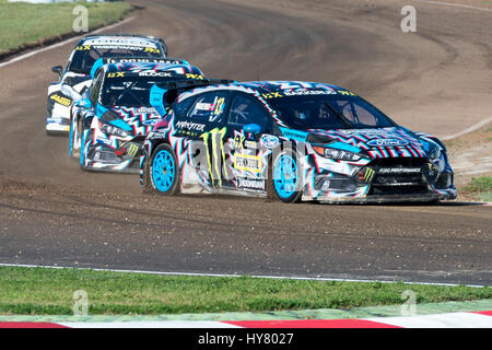 Montmelo, Espagne. 09Th avr, 2017. Andrea Bakkerud. Championnat du Monde FIA de voitures de Barcelone sur le circuit de Barcelone. Montmelo, Espagne. Avril 02, 2017 Credit : Miguel Aguirre Sánchez/Alamy Live News Banque D'Images