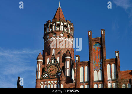 L'hôtel de ville, place, Schmargen Berkaer Village, village Wilmers, Berlin, Allemagne, Rathaus, Berkaer Platz, Berlin, Deutschland accueille dignement, Banque D'Images