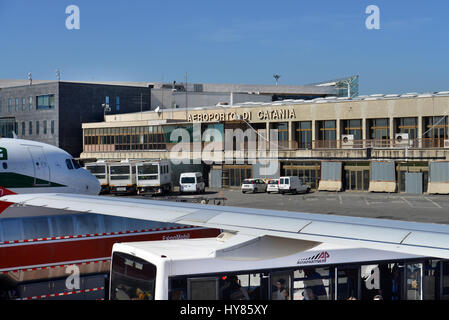 L'aéroport, Catane, Sicile, Italie, Flughafen, sicilia, Italie Banque D'Images