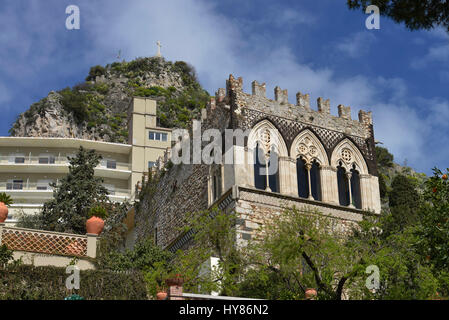 Palazzo Badia Vecchia, Taormina, Sicile, Italie, sicilia, Italie Banque D'Images