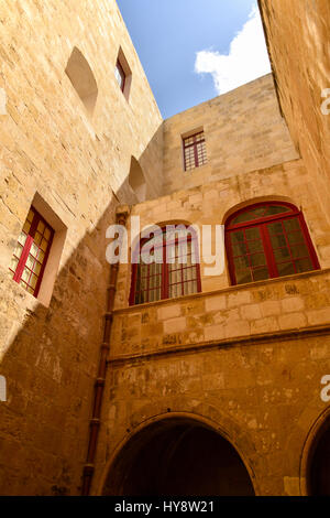 Le Palais de l Inquisiteur, Birgu, La Valette, Malte Banque D'Images