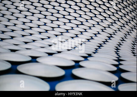 Abstraite de Selfridges au centre commercial Bullring conçu par les futurs systèmes à Birmingham. Banque D'Images