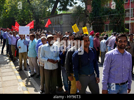 DUCKU Dharna sur Jantar Mantar Banque D'Images