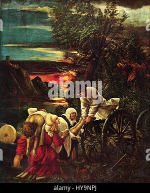Albrecht Altdorfer était un peintre et graveur allemand de la Renaissance connu pour ses paysages et ses scènes religieuses. Son travail, « la bataille d'Alexandre à l'Issus », illustre son souci du détail et son approche novatrice de la composition. Banque D'Images