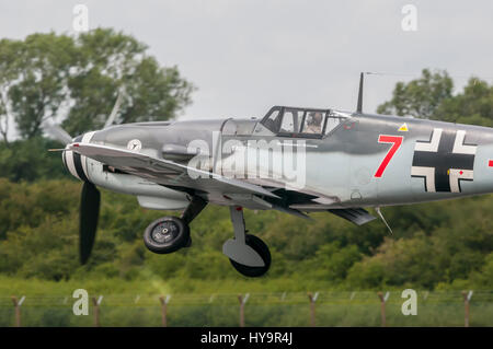 Hispano HA-1112-M1L Buchon RIAT 2010 Banque D'Images