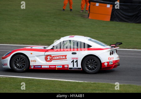 Simpson Produits Course Ginetta Junior, Brands Hatch, Angleterre Kent 02/04/2007 Banque D'Images