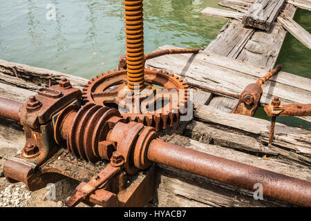 Blackwoods Bridgetown Barbade Dock vis Banque D'Images