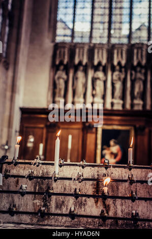 Oxford, Angleterre, Royaume-Uni 21 mars 2017. Église de l'Université de St Marie la Vierge. Banque D'Images