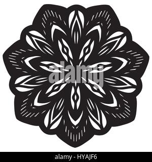 Abstract design mandala Illustration de Vecteur