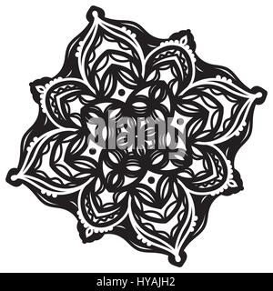 Abstract design mandala Illustration de Vecteur