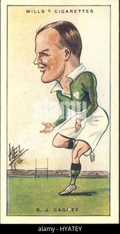 Cette carte historique représente une image de l'acteur James Cagney, connu pour ses rôles dans des films de gangsters. La carte est un souvenir, soulignant l’impact de Cagney sur le cinéma américain et la culture populaire. Banque D'Images