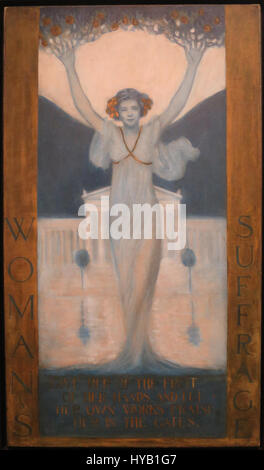 'Femme' le suffrage par Evelyn Rumsey Cary, 1905, musée Wolfsonian FIU Banque D'Images