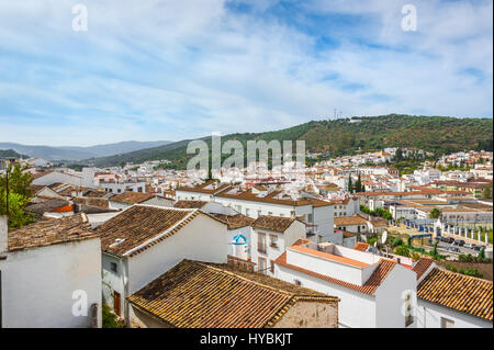 Ubrique, province de Cadix, la plus grande des villes blanches, villages blancs d'Andalousie, Espagne Banque D'Images