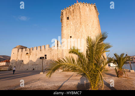 (Kamerlengo Kamerlengo Gradina) est un château et forteresse en Trogir, Split-dalmatie, Croatie Banque D'Images