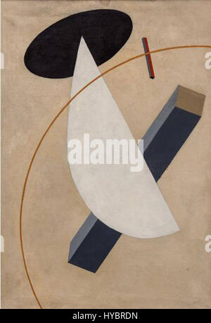 Vrashchenia "Proun' par El Lissitzky, ca. 1919 Banque D'Images