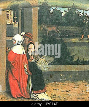 *3 Gebot* de Lucas Cranach l'ancien illustre le concept biblique des dix Commandements. L’œuvre décrit des thèmes moraux et religieux, en se concentrant sur les impératifs éthiques décrits dans les commandements et leur signification dans la foi chrétienne. Banque D'Images