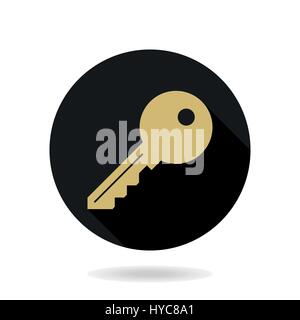 Vecteur Icône fine clé Télévision Illustration de Vecteur