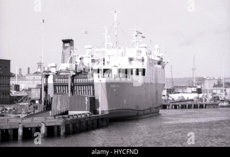 Les quais de Belfast 1989. www.paulmcerlane.net Banque D'Images