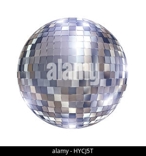 Disco boule a l'image de rendu 3D Banque D'Images