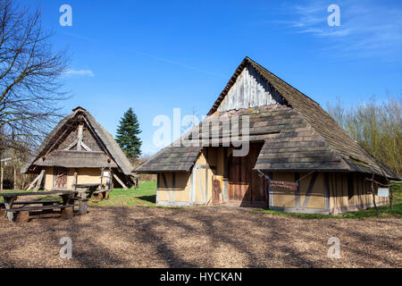 Village médiéval, Bokerode, Fürstenberg, Allemagne Banque D'Images