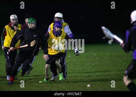 QUB InterSports nuit. Photo/Paul McErlane. Banque D'Images