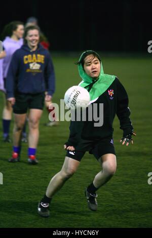QUB InterSports nuit. Photo/Paul McErlane. Banque D'Images