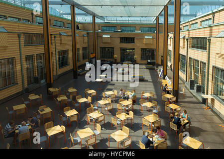 Restaurant et café, Gemeentemuseum, La Haye, Pays-Bas, Europe Banque D'Images