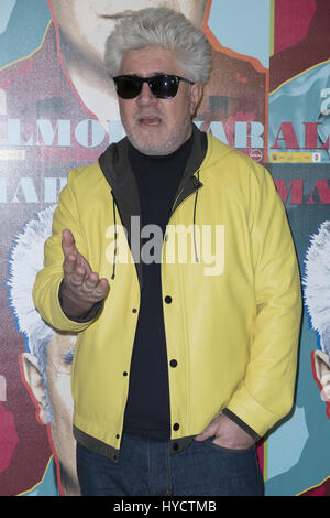 Pedro Almodovar assiste à une présentation du film 'cycle Almodovar Tous' à la Cinémathèque de Madrid comprend : Pedro Almodovar Où : Madrid, Espagne Quand : 03 Mars 2017 Banque D'Images