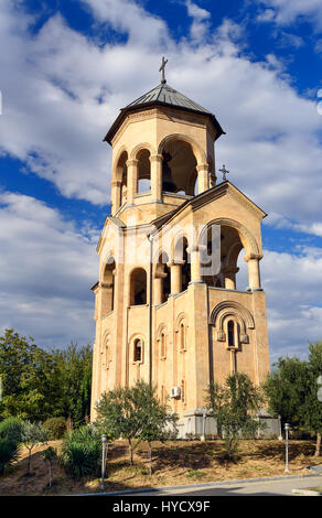 Clocher de la cathédrale Holy Trinity, Cathédrale Sameba à Tbilissi, Géorgie Banque D'Images