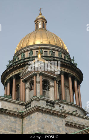 La Cathédrale Saint Isaac (Isaakievskiy Sobor) Moscow, Russie Banque D'Images