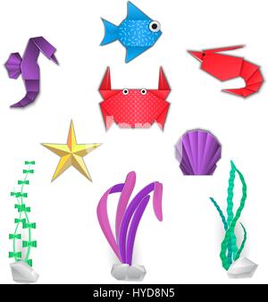 Plage de coupe papier Illustration de Vecteur