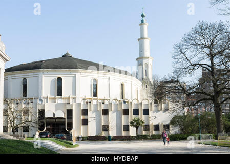 La mosquée de Bruxelles Banque D'Images