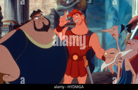 Hercules, USA 1997, Regie : Ron Clements, John Musker, Szenenfoto mit Hercules (Mitte) Banque D'Images