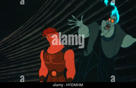 Hercules, USA 1997, Regie : Ron Clements, John Musker, Szenenfoto Hercules mit und Hades Banque D'Images