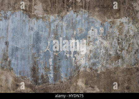 Mausolée Weathered wall at South Park Street Cemetery, Kolkata Banque D'Images