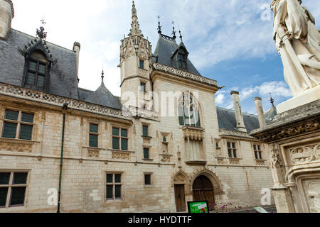 La France, le Cher, le Berry, la route Jacques Coeur, palais Jacques Coeur, 12e siècle Banque D'Images
