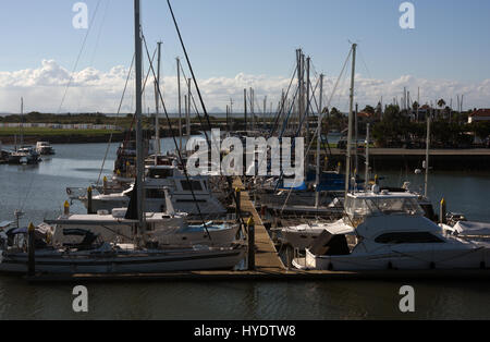 Newport, Queensland, Australie : Marina pour les bateaux de plaisance Banque D'Images